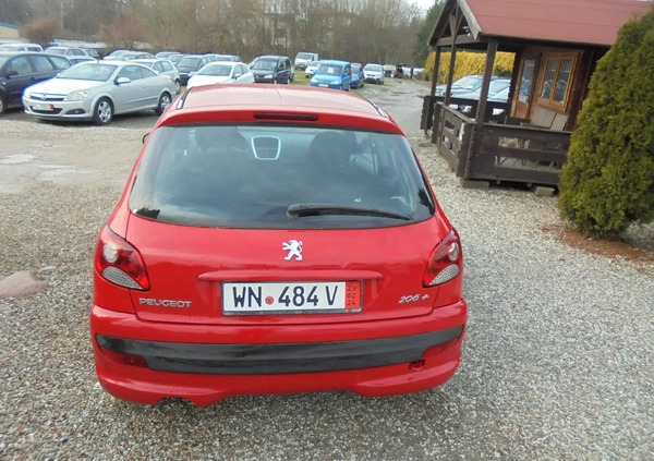 Peugeot 206 plus cena 8990 przebieg: 167000, rok produkcji 2010 z Mogilno małe 352